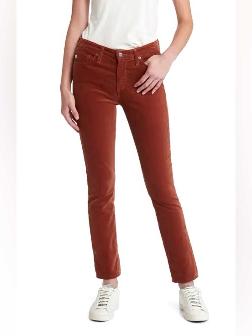 Rag & Bone Corduroy Skinny Jeans in Clay
